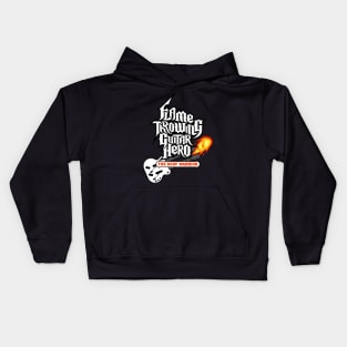 Flame Throwing Guitar Hero Kids Hoodie